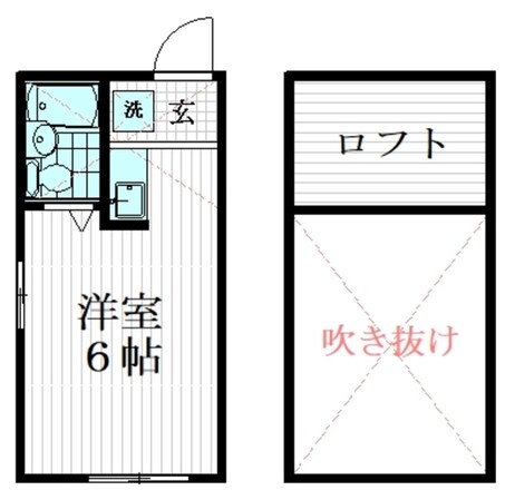 ベルローズの物件間取画像